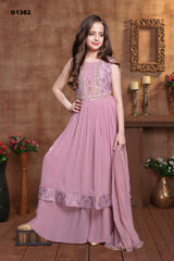 G1382 - Light Lavander hued Nyra style Palazzo set