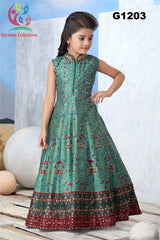G1203 - Girls Floor Length Anarkali