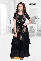 G1301 - Black Palazzo set with Jacket