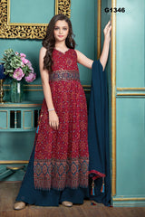 G1346 - Bandhini printed Georgette palazzo set